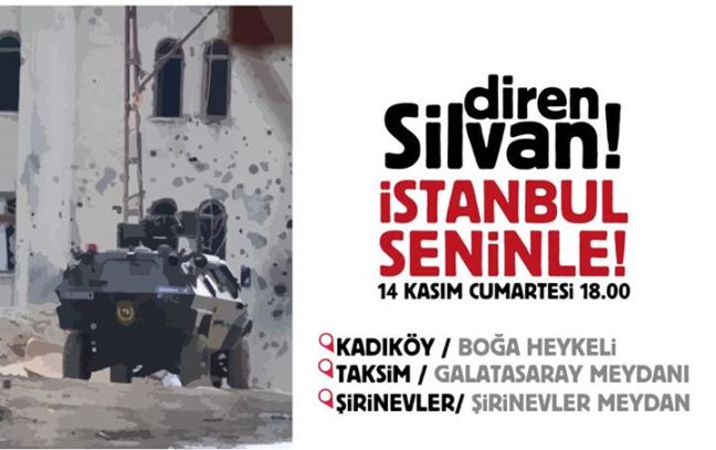 "Resist Silvan! Istanbul is with you!" - Protests planned in Istanbul for solidarity with Silvan